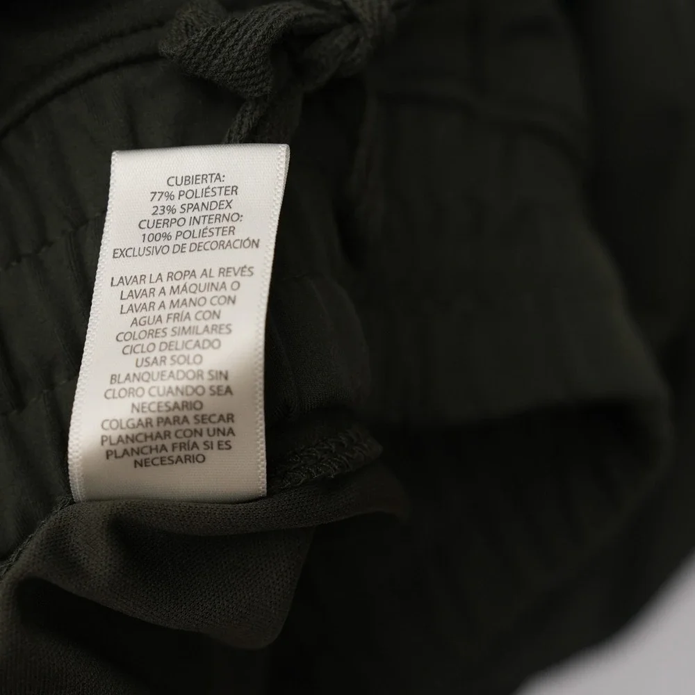 Jones & Co Jones New York Skort Women Small Dark Green Elastic Drawstring Pocket